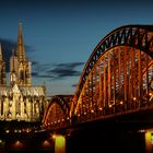 Kölner Dom in der blauen Stunde