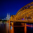 Kölner Dom in der blauen Stunde