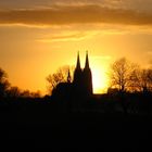 Kölner Dom in der Dämmerung