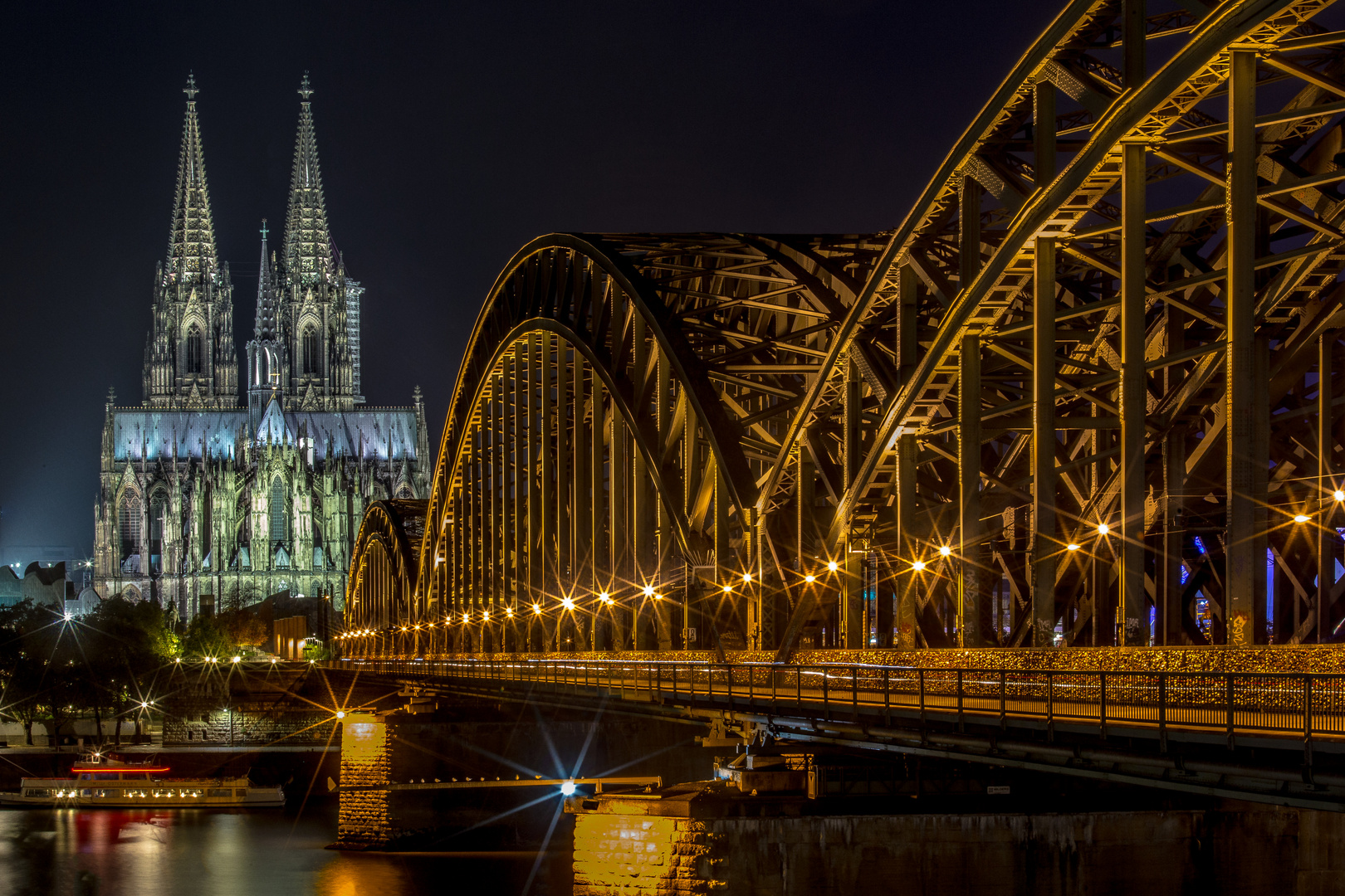 Kölner Dom in der Nacht Foto &amp; Bild architektur, deutschland, europe