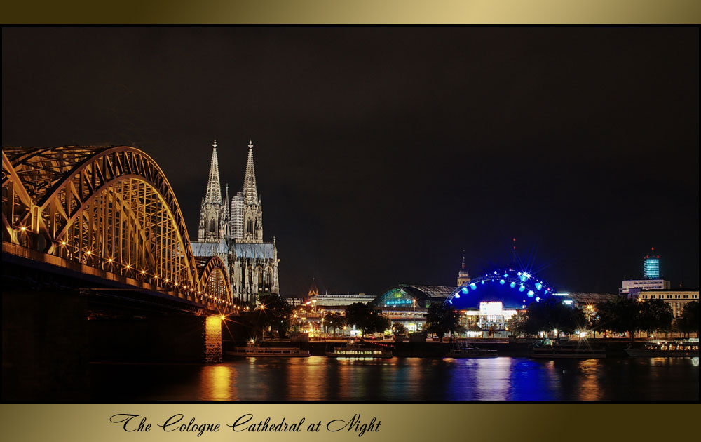 Kölner Dom in der Nacht