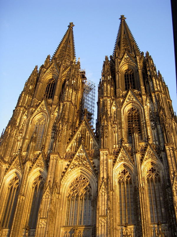 Kölner Dom in Gold