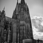 Kölner Dom in s/w