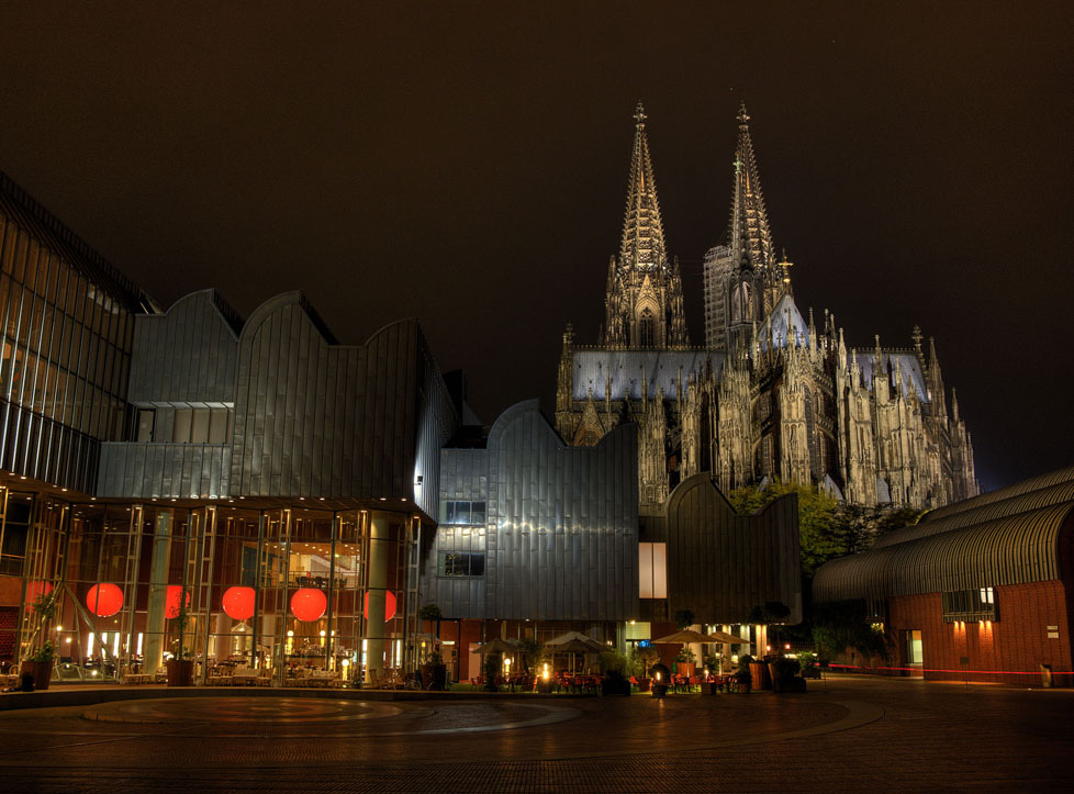 Kölner Dom + Kugellampen