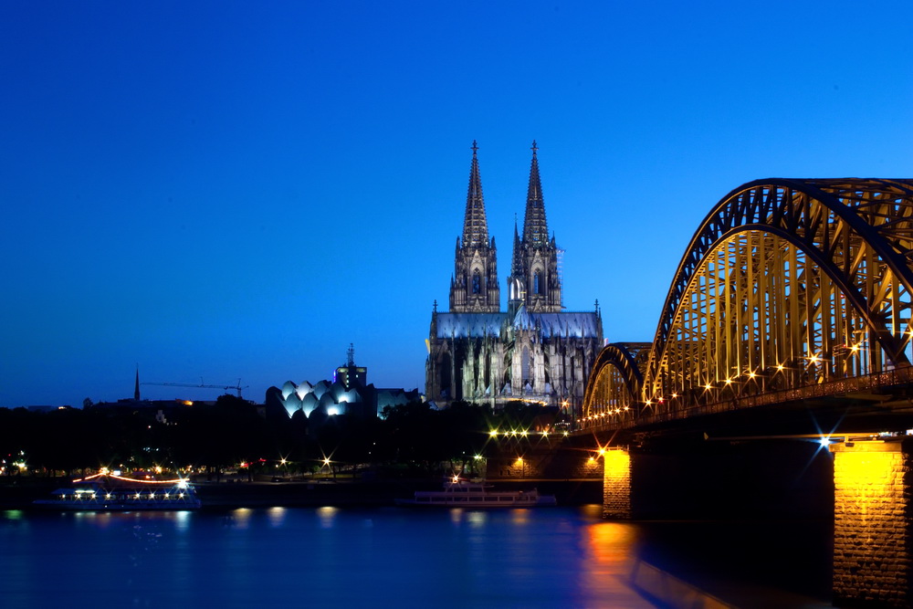 Kölner Dom Langzeitbelichtung