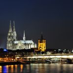 Kölner Dom mit Groß St. Martin