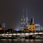 Kölner Dom mit Groß St Martin II