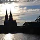 Kölner Dom mit " Heiligenschein "