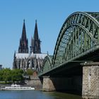 Kölner Dom mit Hohenzollern Brücke