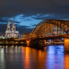 Kölner Dom mit Hohenzollernbrücke