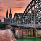 Kölner Dom mit Hohenzollernbrücke