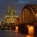 Kölner Dom mit Hohenzollernbrücke