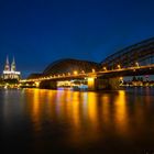 Kölner Dom mit Hohenzollernbrücke