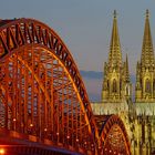 Kölner Dom mit Hohenzollernbrücke