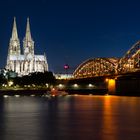 Kölner Dom mit Hohenzollernbrücke