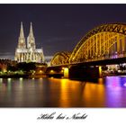 Kölner Dom mit Hohenzollernbrücke