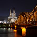 Kölner Dom mit Hohenzollernbrücke