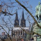 Kölner Dom mit Kaiser Wilhelm I