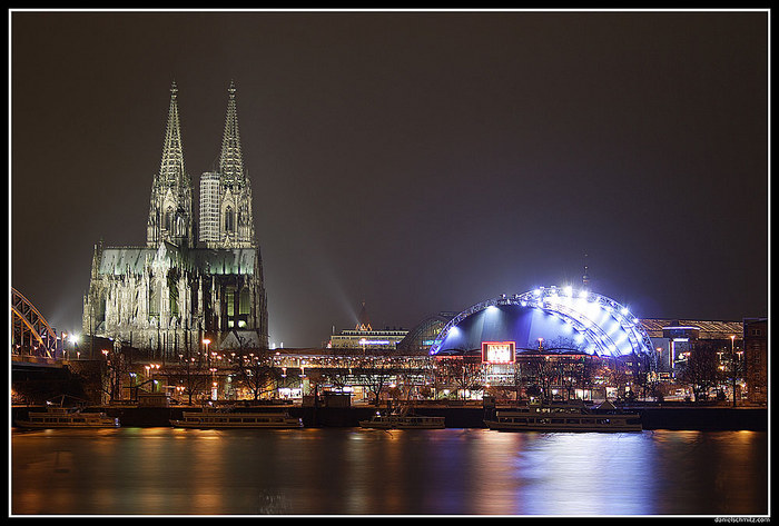 Kölner Dom mit MusicalDome