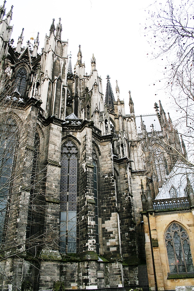 Kölner Dom Nord-Ostseite (1) (04.01.2012)