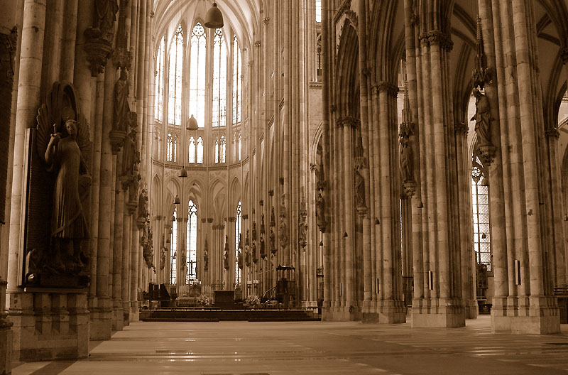 Kölner Dom ohne Touristen(2)