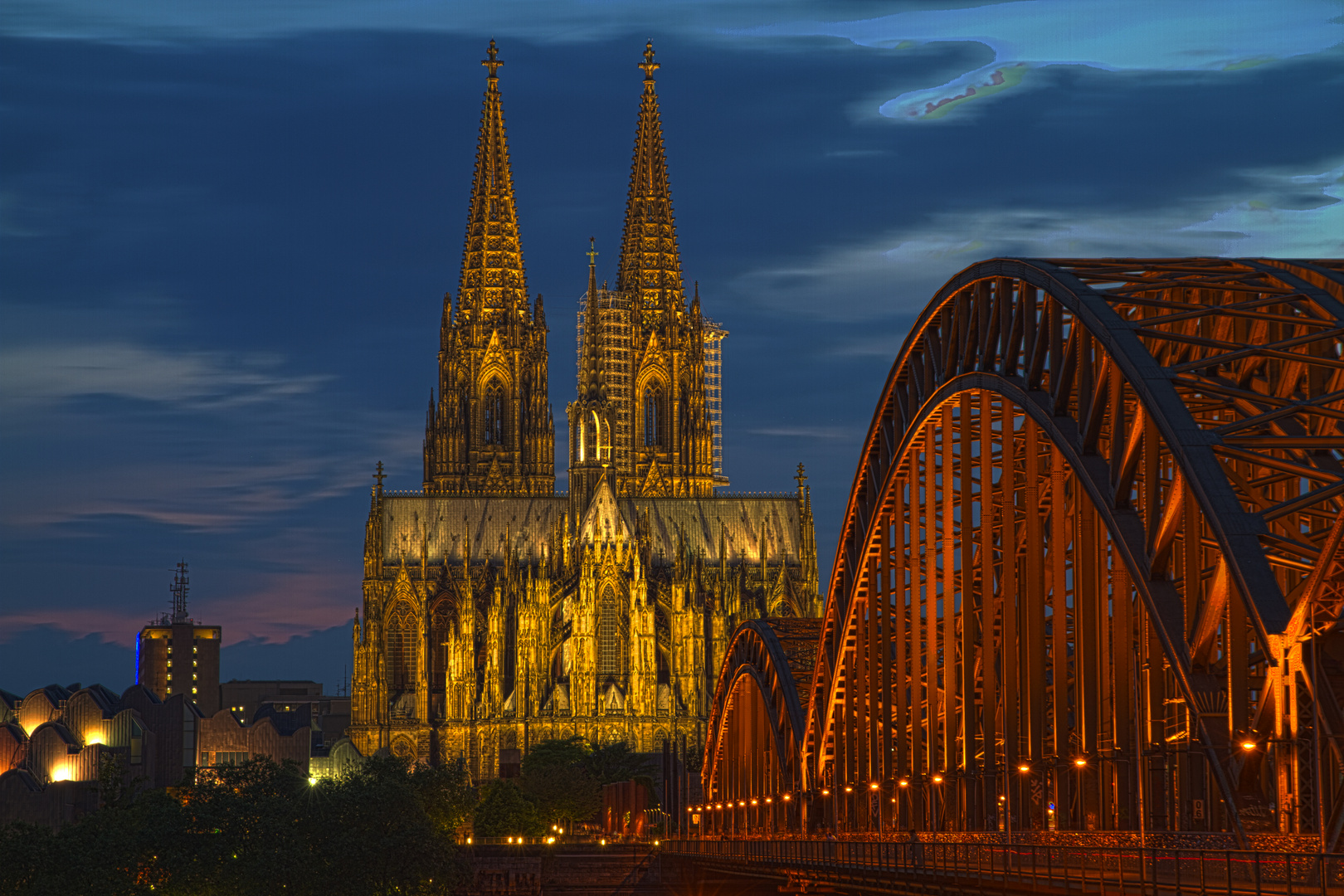 Kölner Dom Panorama 2 HDR