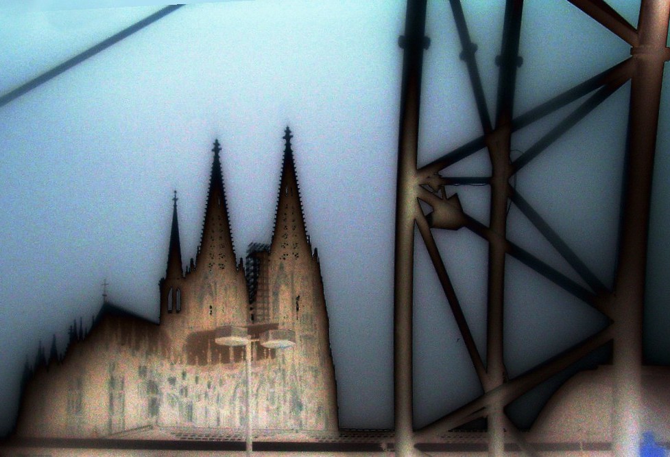 Kölner Dom -Silhouette