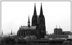 Kölner Dom s/w