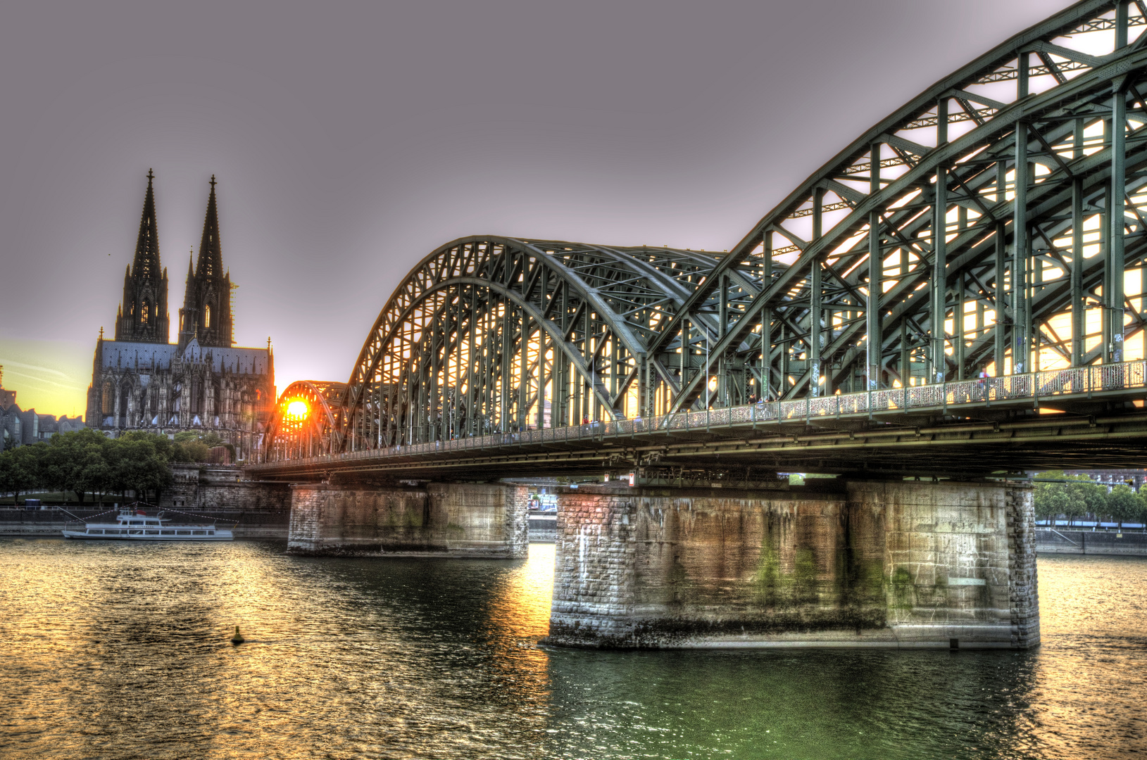 Kölner Dom und Deutzer Brücke