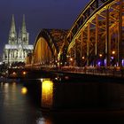 Kölner Dom und die Hohenzollernbrücke