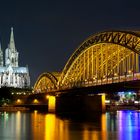 Kölner Dom und die Hohenzollernbrücke