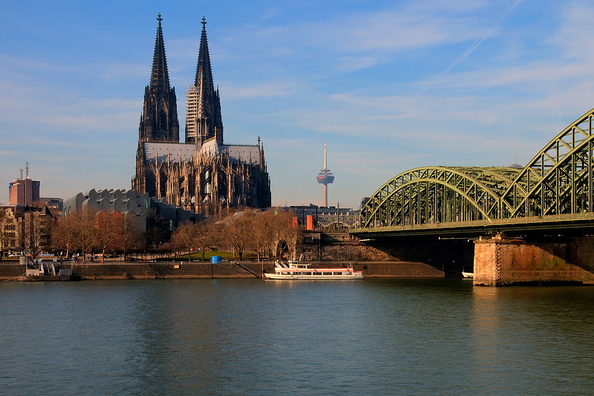 Kölner Dom und Hohenzollern Brücke