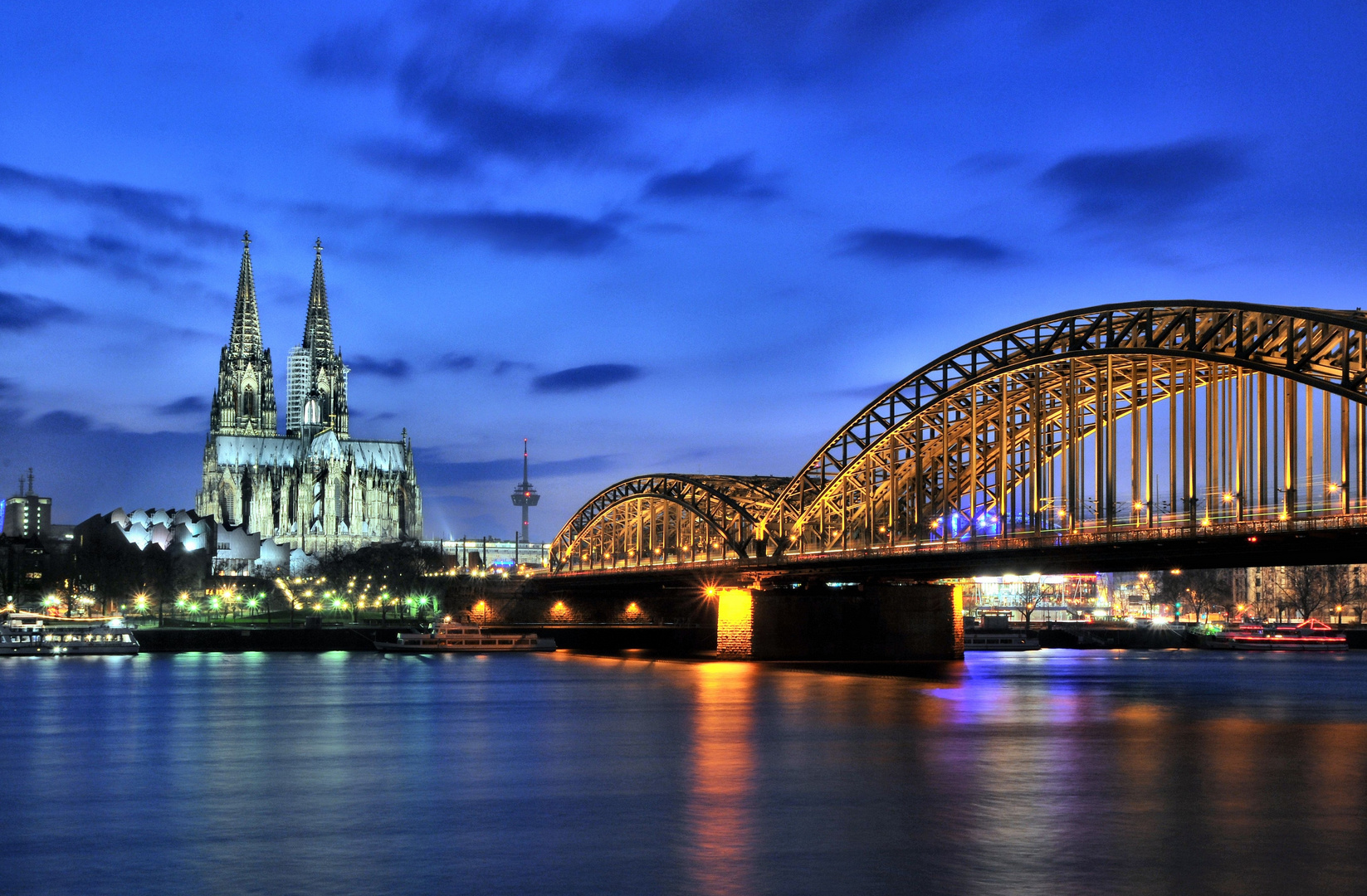 Kölner Dom und Hohenzollernbrücke