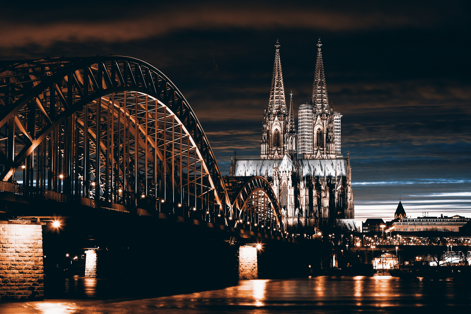 Kölner Dom und Hohenzollernbrücke