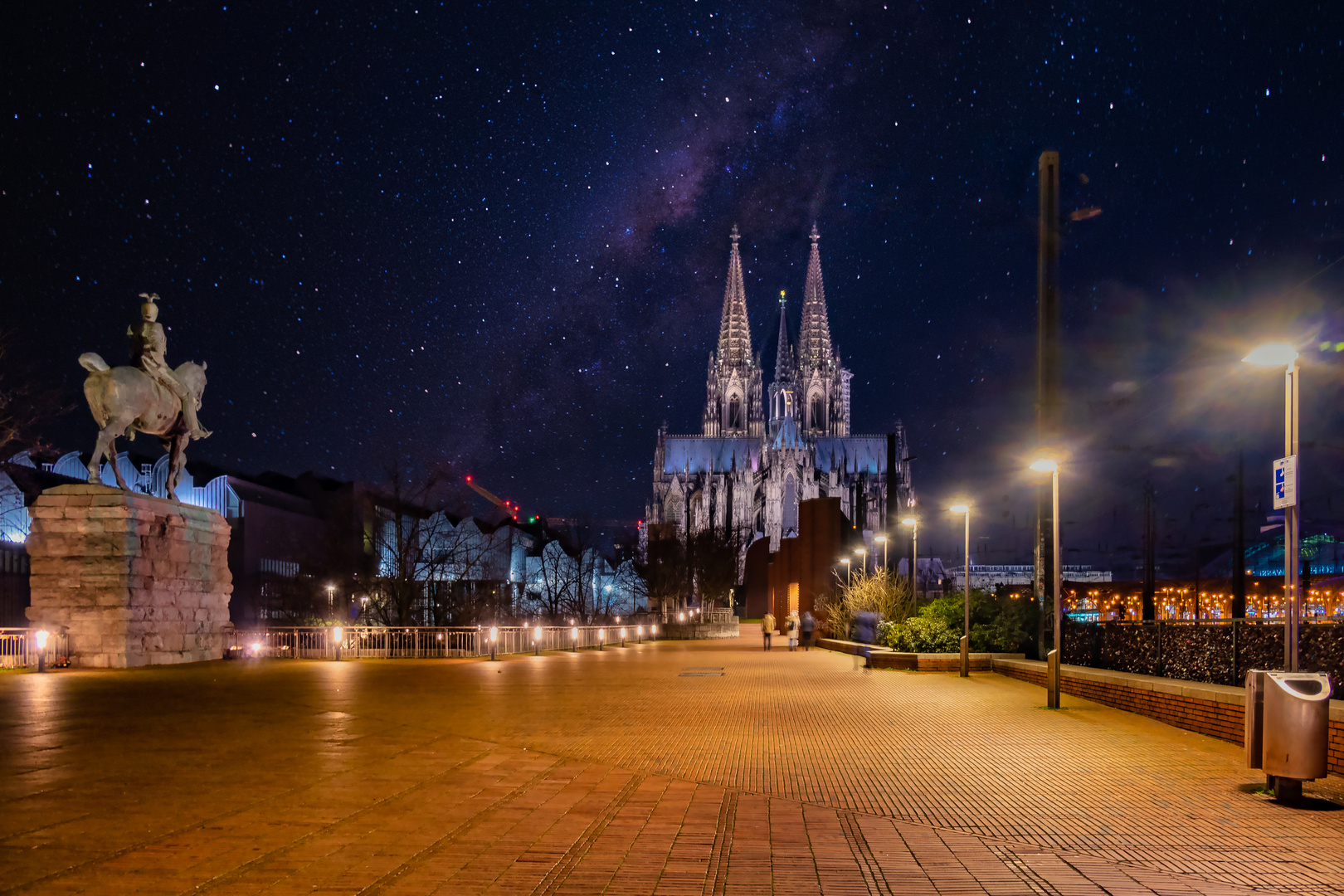 Kölner Dom und Kaiser Wilhelm 