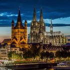 Kölner Dom von der Deutzer Brücke