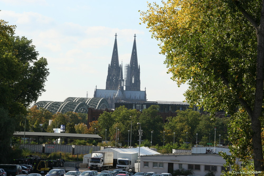 kölner Dom von der Photokina aus gesehen