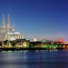 Kölner Dom von der "Schäl Sick" aus aufgenommen