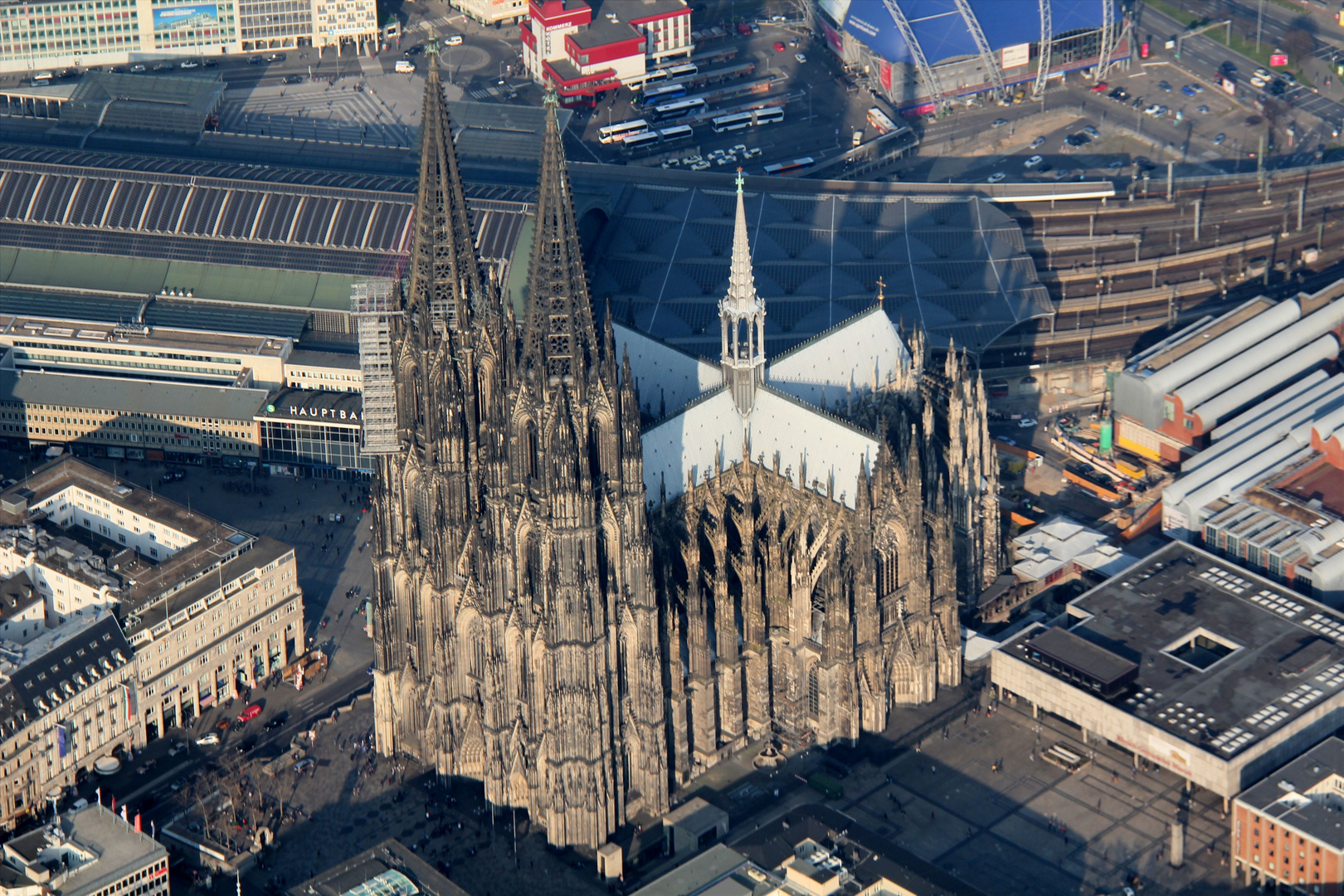 Kölner Dom von oben