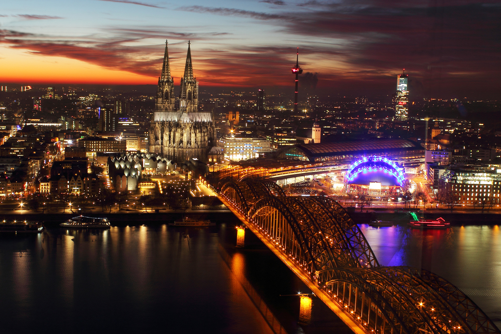 Kölner Dom von oben