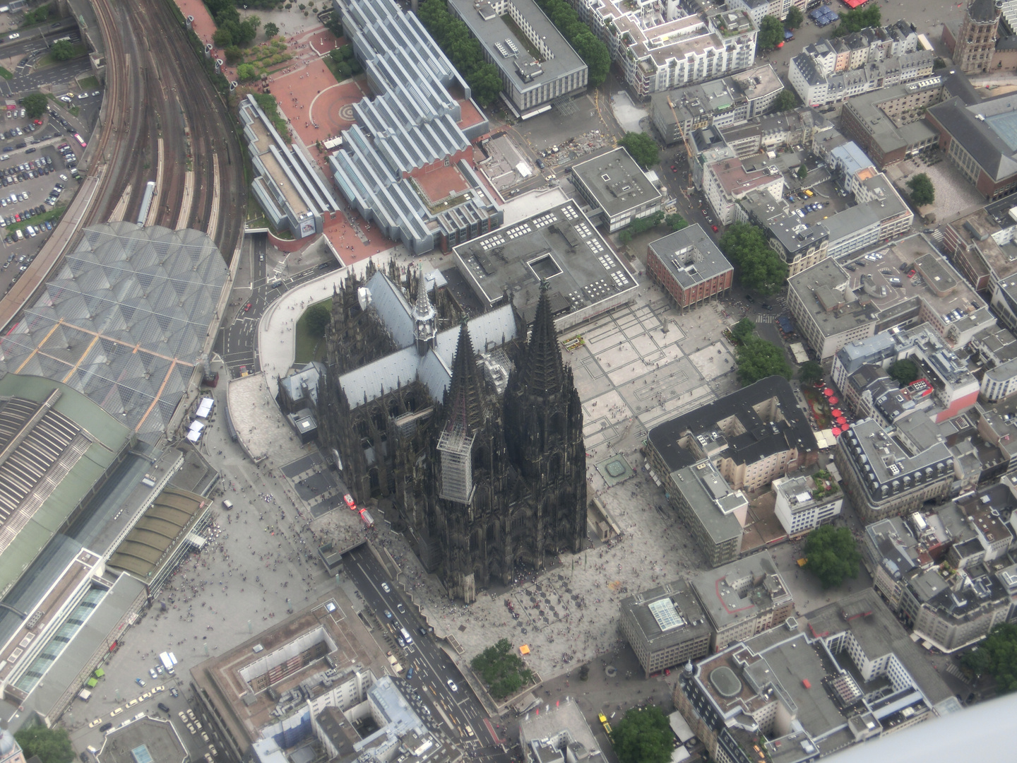 Kölner Dom von oben