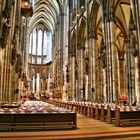 Kölner Dom vor Messebeginn