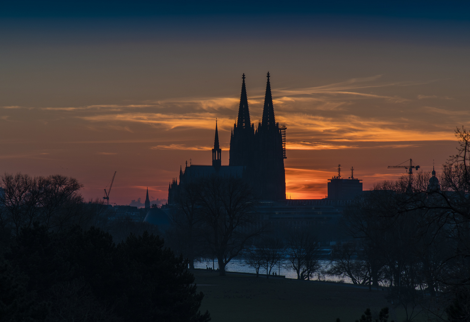 Kölner Dom zur Blauen Stunde 2