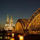 Kölner Dom zur blauen Stunde