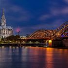 Kölner Dom zur blauen Stunde