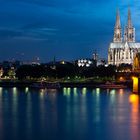 Kölner Dom,blaue Stunde