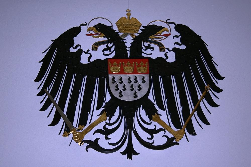 Kölner Doppelkopfadler im Historischen Rathaus 04.01.2012