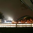 Kölner Hauptbahnhof und im Hintergrund Kirche Mariä Himmelfahrt (24.02.2012)