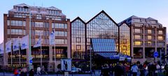 Kölner Hotel in der Abendsonne