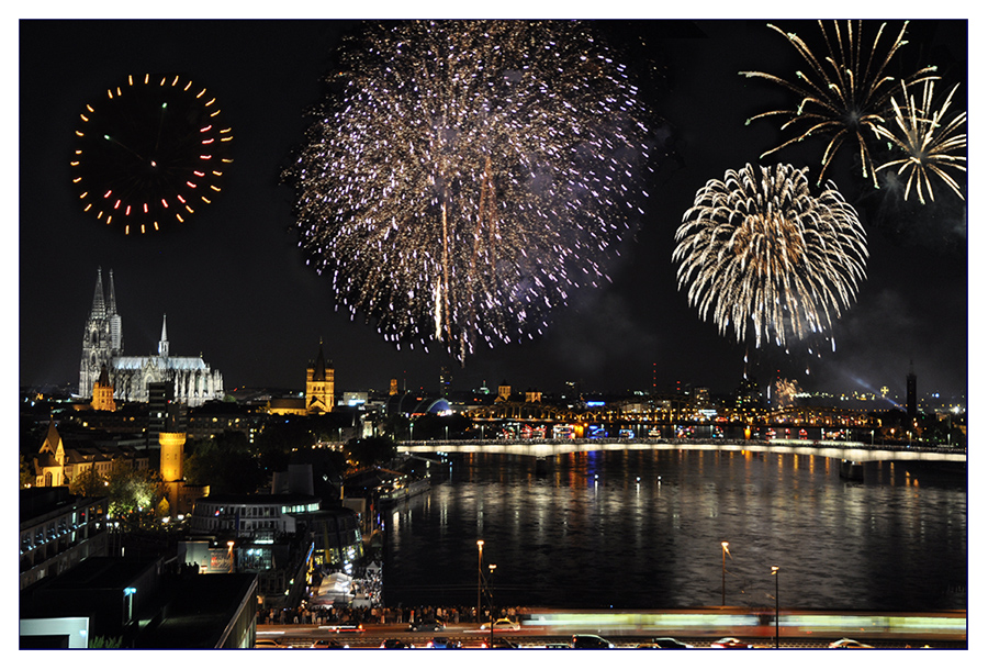 Kölner Lichter 2010  "Collage"